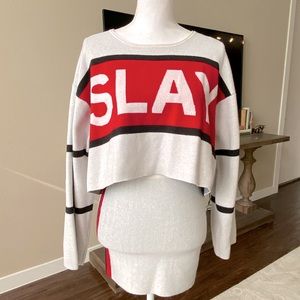 'Slay' 2-Piece Skirt Set